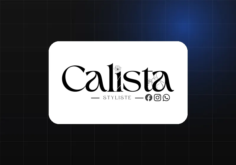Calista Styliste — website by Amine Bel